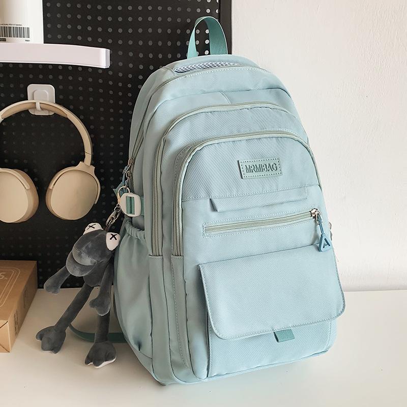 School Bag Elementary School Girl College Student Burgundy Backpack Male Junior High School Student High School Student Backpack