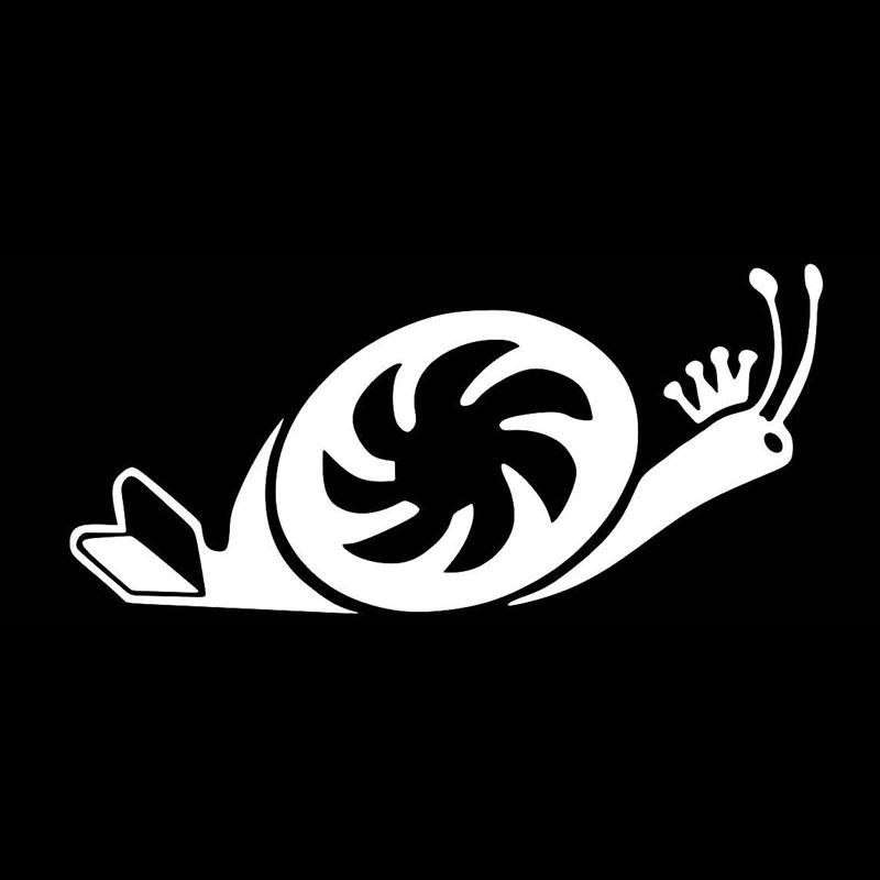 15 7CM Decorative Vinyl Car Stickers Turbo Snail King Truck Car Styling