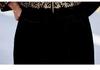 Spring Collection: Embroidered Velvet Two-Piece Suit for Mothers - Jacket & Elastic Waist Pants