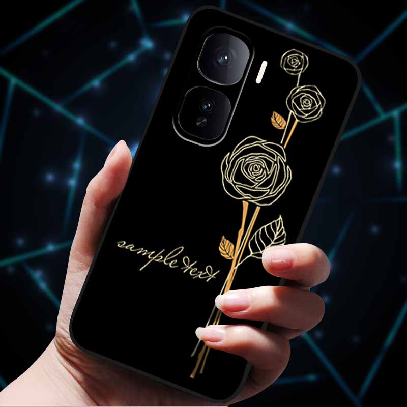 Kwiatowe Wytłaczane Etui 3D Dla vivo iQOO Neo 10 Etui 10Pro Miękkie Silikonowe Etui na Telefon dla vivo iQOO Neo 10 Pro Tylna Pokrywa Coque Torba