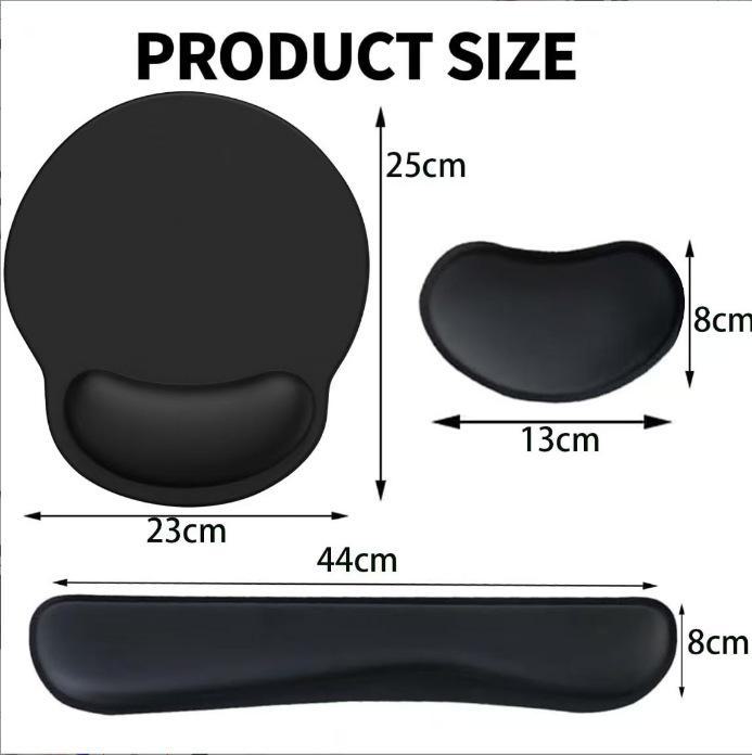 Rutschfestes Memory Foam-Tastatur-Handgelenkauflagepad