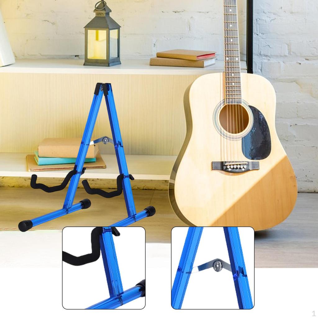 Suporte Dobrável para Guitarra Suporte Acrílico Braços de Espuma EVA Acessórios para Instrumentos Musicais A