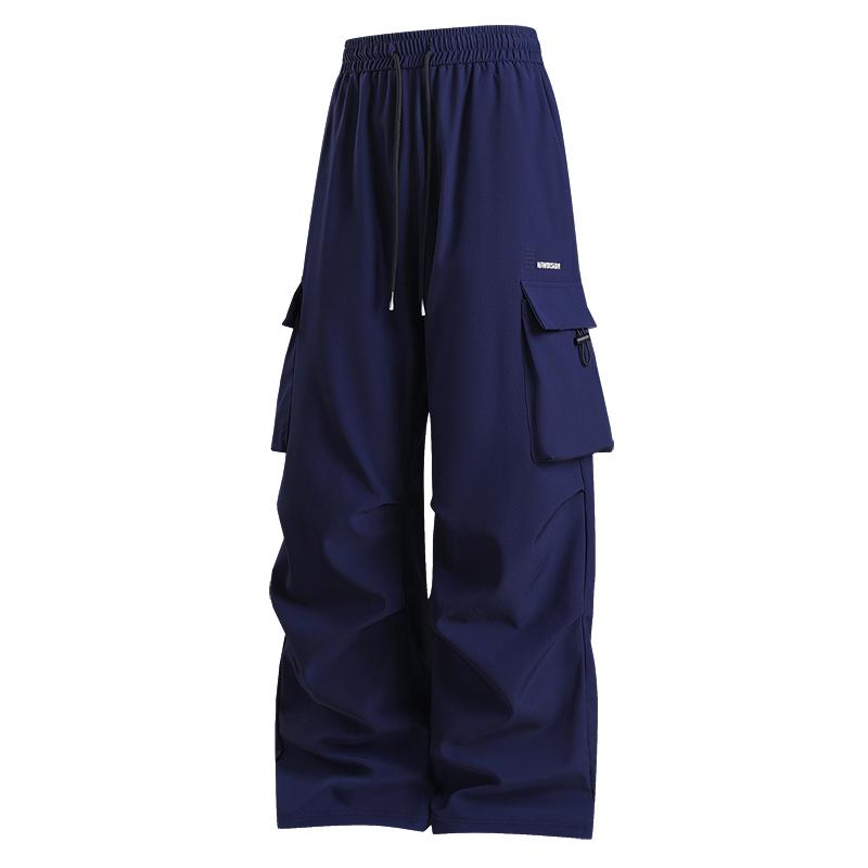 Men's Spring and Autumn Casual Trousers Loose Sports Pants American Embroidered Work Pants Youth Student Casual Hoodies