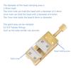 Watch Repair Tool Solid Copper Table Vise Clamp for Secure Watch Wheel Holder Watch Repairing Maintenance