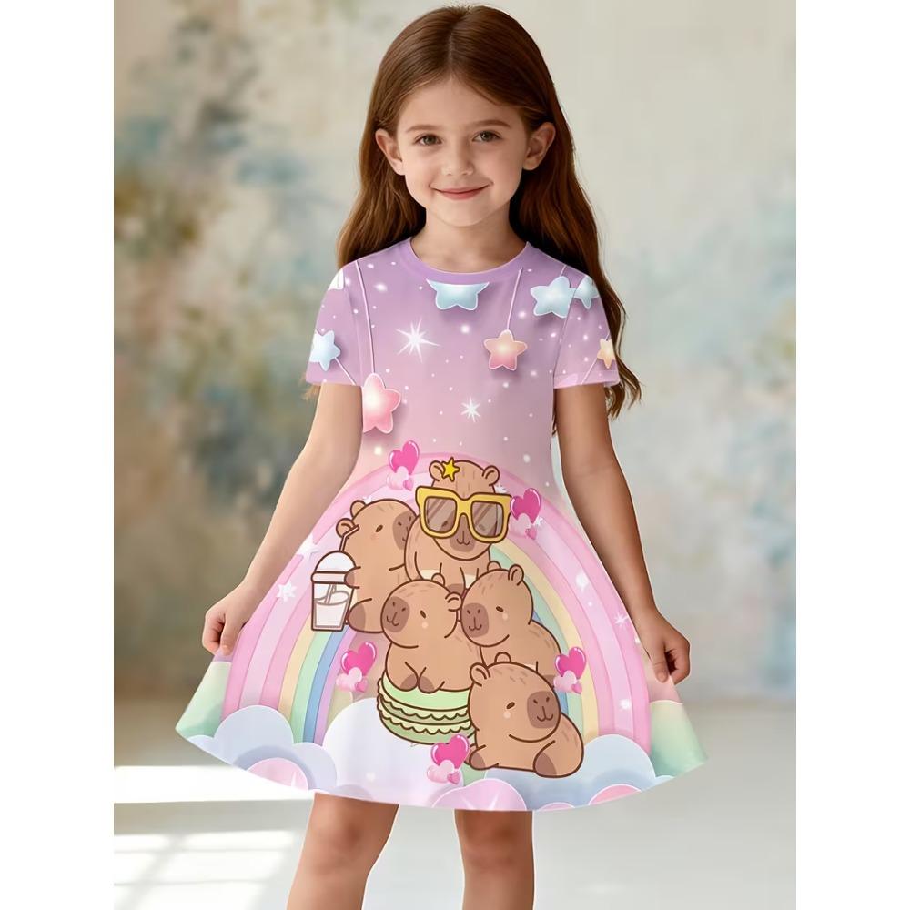 Damen Kinderkleid - modisches, lockeres und einfaches Design