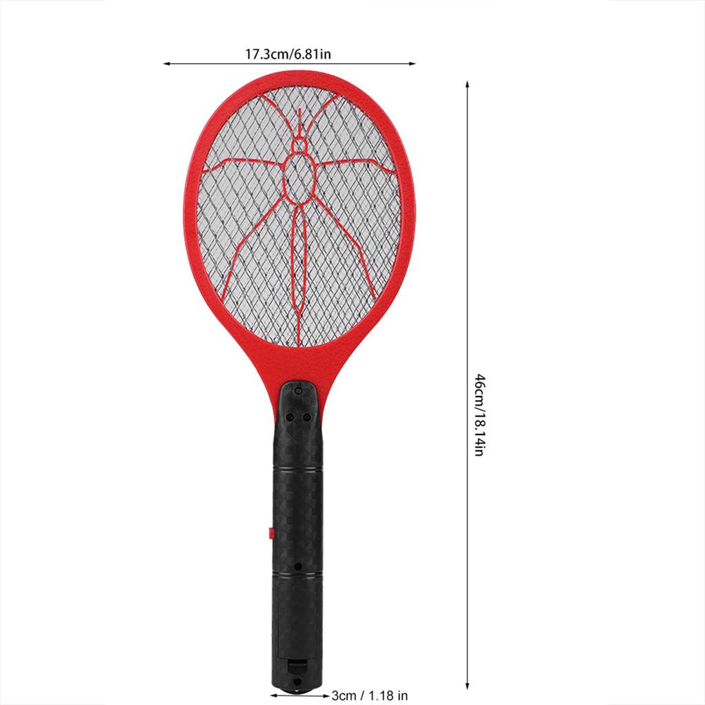 Electric Bug Swatter Cordless Battery Power Electric Fly Mosquito Swatter Bug Zapper Racket Insects Killer Electric Fly Swatter