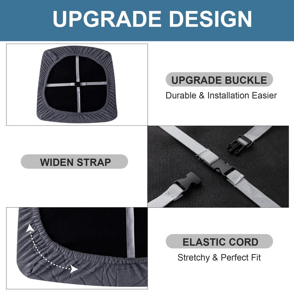 Elastic Chair Cover Universal Size Cheap Chair With Waterproof Oil Proof Dust Proof For Dining Room Chair Living Room Game Chair