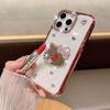 Mirror Sparkling Diamond Drop Glue for Apple 16promax Phone Case for IPhone 15 Cartoon Mirror Goddess Protective Cover