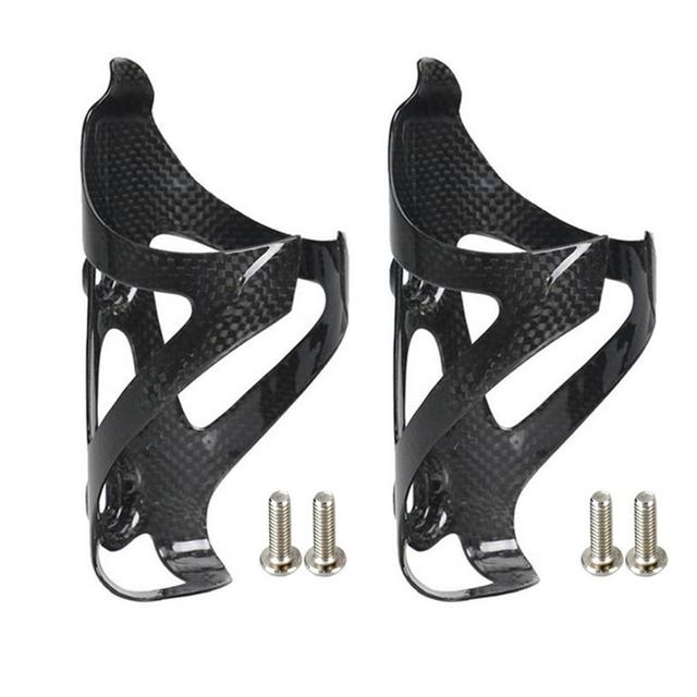 3K Full Carbon Fiber Bicycle Water Bottle Cage Matte/Glossy MTB Road Bike Bottle Holder Ultra Light Carbon Fiber Cycle Equipment