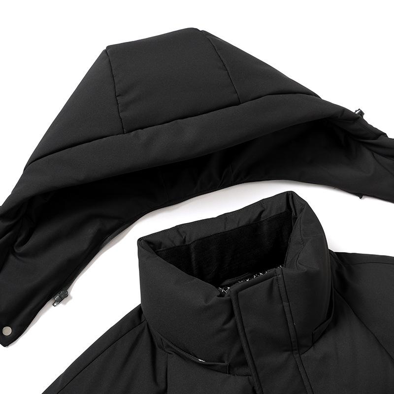 Men's 90% Duck Down Jacket: Windproof, Warm, Thickened Winter Coat