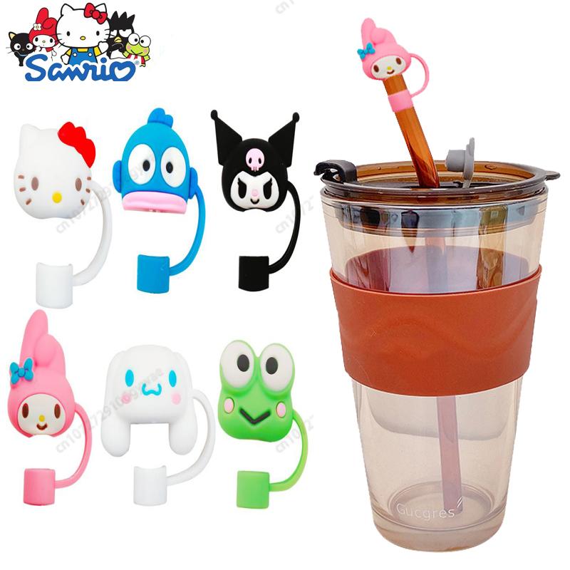 Dustproof Straw Covers Cap Reusable Silicone Straw Toppers Leak Proof Dust Proof Straws Cover Straw Accessories