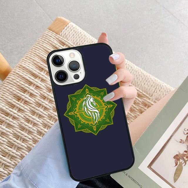 Rider of Rohan Phone Case For iPhone 16 15 14 Plus XR XS 11 12 13 Pro Max Soft Bumper Shell Cover Coque