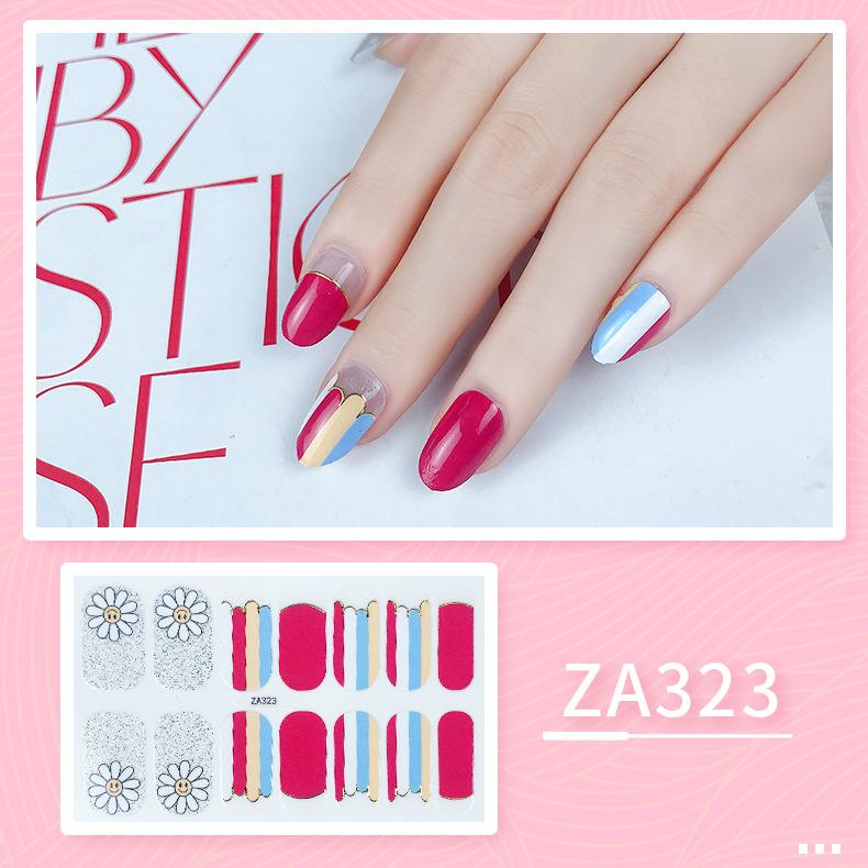 

Леопардовый принт, маленькая, свежая, водонепроницаемая, долговечная 3D наклейка для ногтей, съемная наклейка для ногтей, полная палка