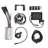 15A Electric Bike Controller Kit Waterproof LCD8S Meter 1 to 2 Wire Bicycle Modified Kit for 250W 350W Brushless Motor