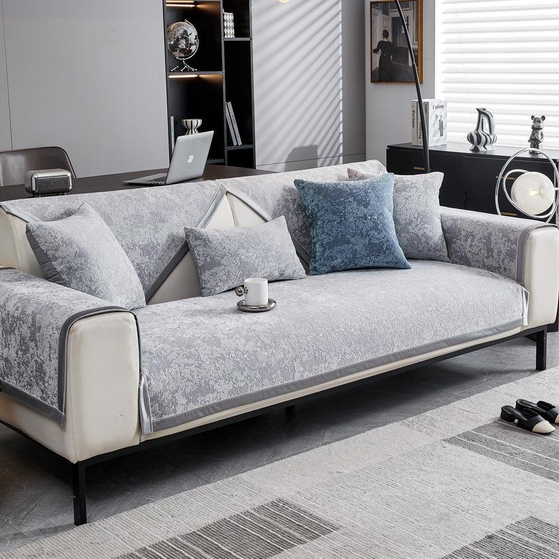 New Chenier Sofa Cushion Universal In All Seasons Modern Light Luxury Cushion Premium Sense Non-Slip Cover Cover Cloth Towel