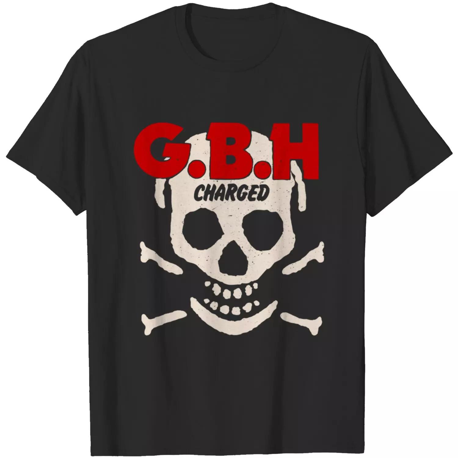 Charged GBH Band Skull Logo Gift For Fan T Shirt Full Size S-5XL S разноцветный