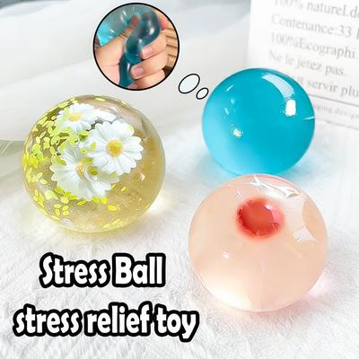 Süße Stressbälle Dekompressionsspielzeug langsamer Rückprall Stressabbau Fidget Spielzeug knautschige Teigkugel Geschenke für Erwachsene Festivalgeschenk