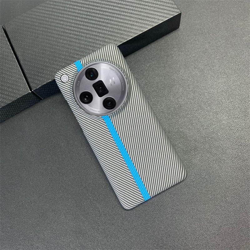 Für OPPO Find X7 Ultra Hülle Harte Kohlefaser Schlanke Schutz-Rückabdeckung Hüllen Für OPPO Find X7 X6 Pro X7Ultra X 7 6 Handyhülle
