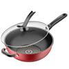 German Crystal Diamond Non-Stick Wok: Oil-Free, Smoke-Free, Induction & Gas Compatible Iron Cookware