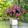 UV Resistant Morning Glory Flowers Silk Material Artificial Trumpet Flower  Home Decor
