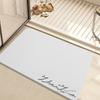 Diatomaceous Earth Foot Mat, Bathroom Carpet, Bathroom Floor Mat, Hard Mat, Non-Slip Mat for Toilet Entrance, Diatom Mud Absorbent Mat