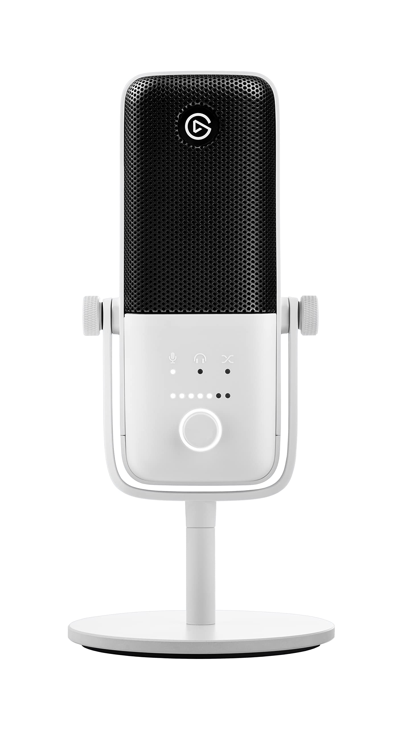 

Elgato Wave:3 White - Premium USB Condenser Microphone, [White] White for Distribution, Podcasting, Gaming, and Home Office Applications, Free Mixer