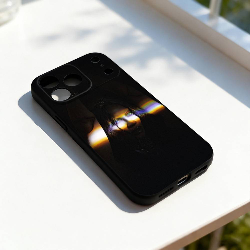 L-LADY MAYHEM GAGA Phone Case For iPhone 17,16,15,14,13,12,11,Pro,Max,Plus,E,SE4,Air,Mini Black Precise Hole Matching