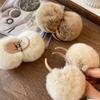Cute Double-Sided Hairball Bobby Hair Imitation Rabbit Fur Clasp Clip Autumn Winter Plush Small Clip Edge Clip Hairpin Claw