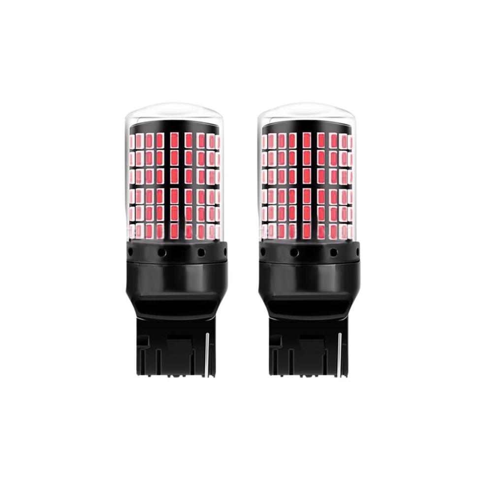 T20 7440/W21W 144SMD LED Bulb – 12V, Yellow/White/Red – High Brightness, Acrylic, Universal Fit for Turn Signals, Brake Lights