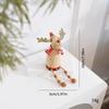 Santa Claus Reindeer Snowman Wooden Tabletop Ornament For Christmas Decoration