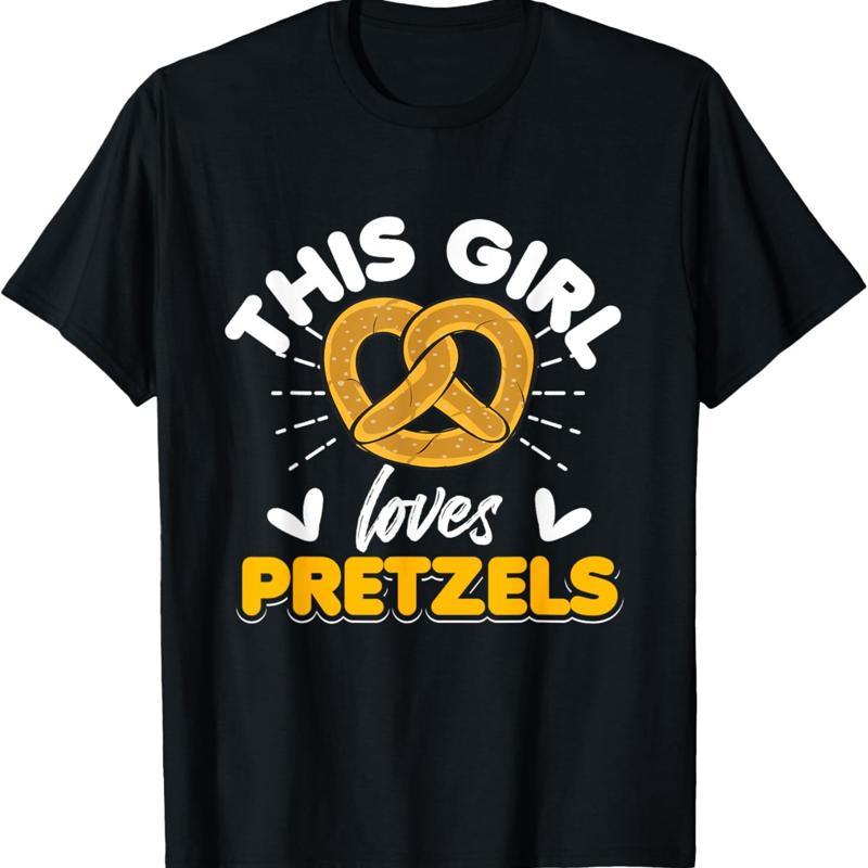 Pretzel patisseries cette fille aime le t-shirt Pretzels S