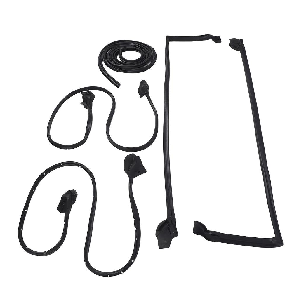 5 PCS Car Weatherstrip Seals Kit Left Right Door Roof Trunk Weatherstrip Gasket Seal RR7002 Replacement for Firebird