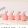 Small Strawberry Ornaments: Creative Fruit Wax Candles for Party Dessert Table & Photogenic Props