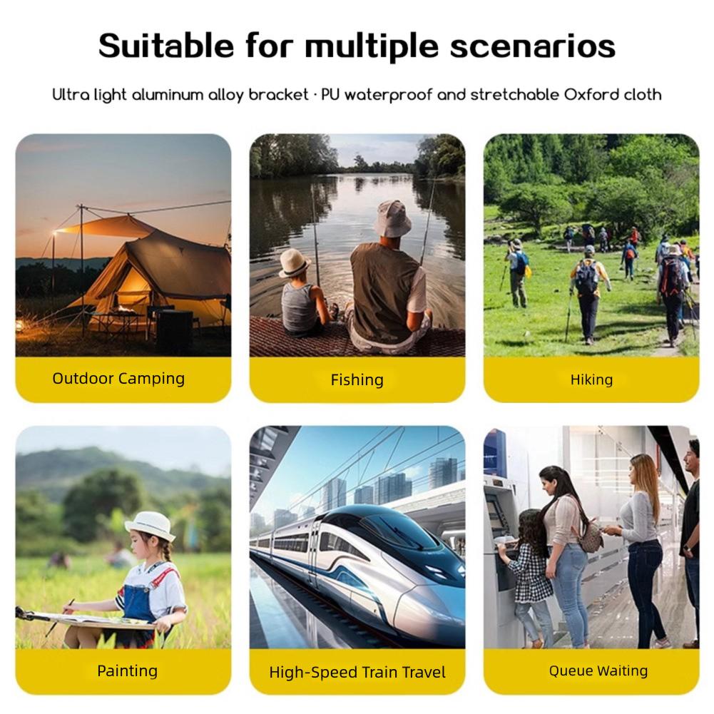 Foldable Backpack Stool for Outdoor Camping Portable Mini Chair Stool for Hiking Fishing Picnic Foldable Stool with Carry Bag