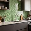 2 Pcs Wall Tile Stickers, Peel And Stick Backsplash, Self Adhesive Waterproof Kitchen Wall Tile Decals for Kitchen, Bathroom, Walls, Floors
