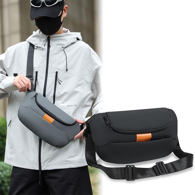 Trendy Men's Minimalist Crossbody Backpack: Lightweight, Stylish, and Functional for Outdoor Use