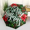 1pc Flower Pattern Automatic Opening Closing Umbrella with Convenient Three-Fold Design, 8-Bone Iron Frame, Outdoor for Festivals, Travelers, Daily Us