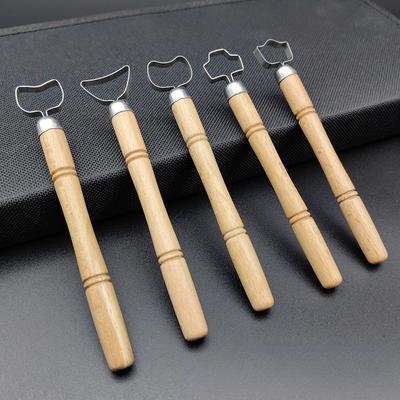 Pottery Ceramic Tool Trimming Knife Single Head Ring Scraper DIY Clay Sculpture Carving Texture Scraping Forming Tool