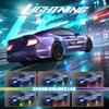 1:43 Scale 4WD RC Drift Car with Gyroscope, 7-Color Lights, and Alloy Chassis