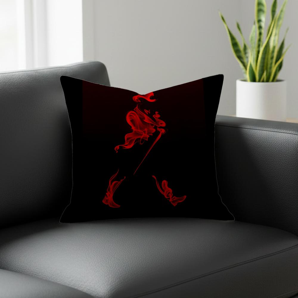 Brand Johnnie Walker Cushion Cover Natural Linen Pillowcase Set AllinOne Decor for Sofa Bedroom Chair