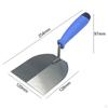 Wide Flat Head Masonry Trowel Carbon Steel 25.4x12x12.8cm Multifunctional for Brick Laying