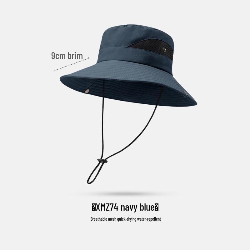 Cappello da Pesca da Uomo ad Asciugatura Rapida con Protezione UV per Esterno