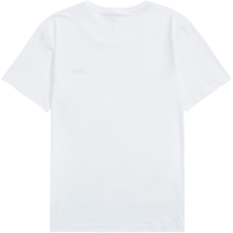 Li Ning Badminton Series Sports Casual Comfortable Short Sleeve T-Shirt Unisex Tops Standard-White ATSU835-2