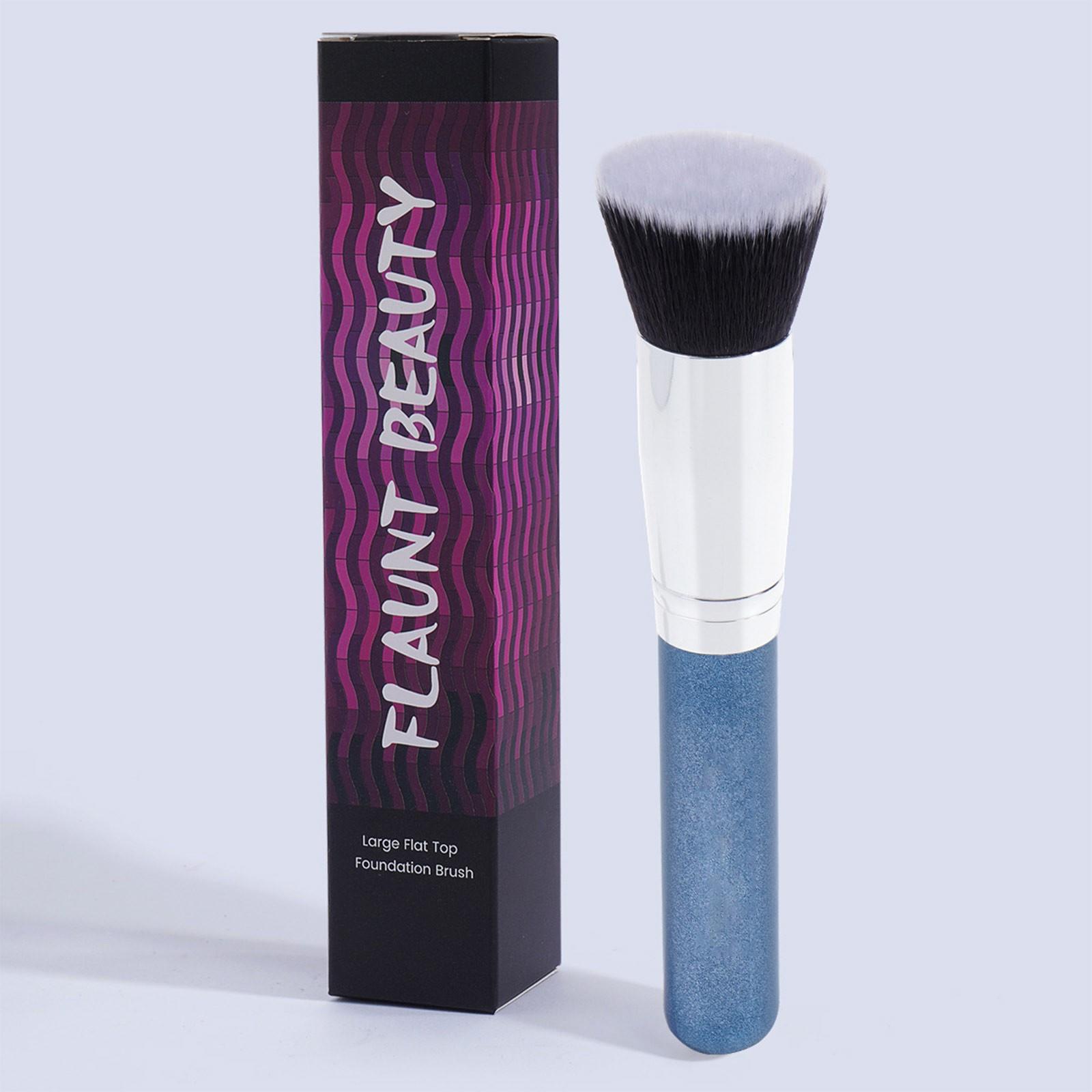 

Кисти для макияжа Синтетические кисти для тональной основы Растушевка пудры для лица Тени для век Увлажняющая кисть для лица One Size синий