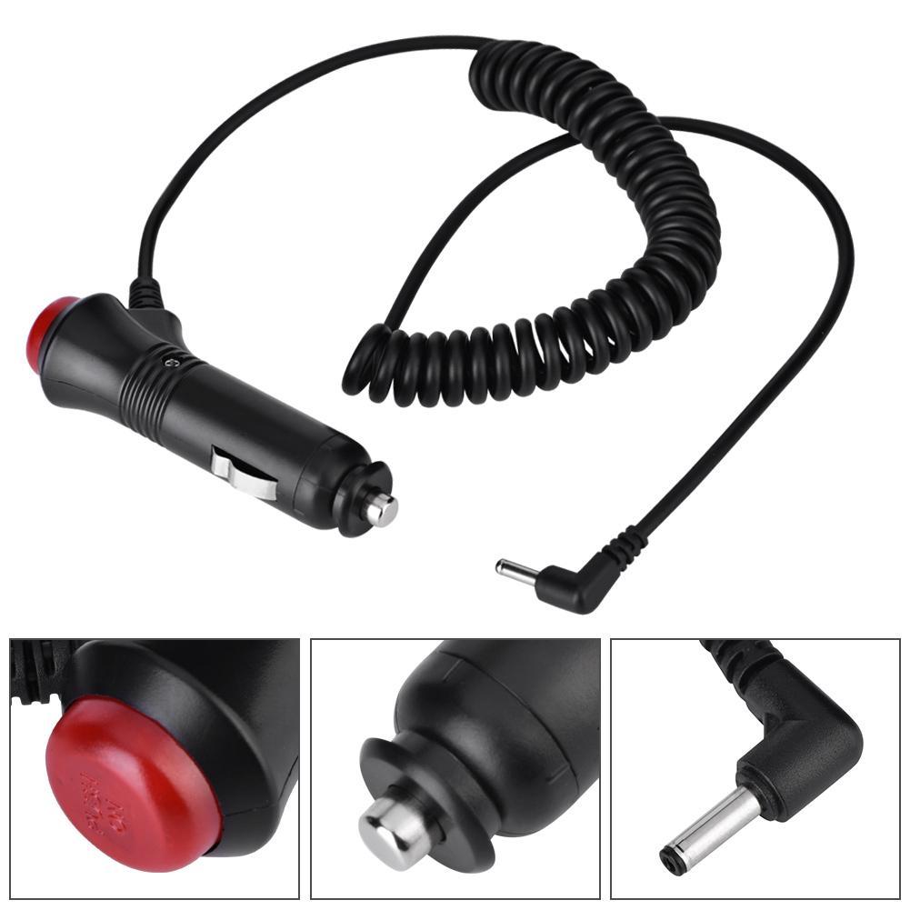 1.8M Car Cigarette Lighter Power Supply To 3.5 X 1.35mm DC Male Plug Spring Adapter Cable