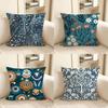 Pc Scandinavian Floral Pillow Case Fashion Square Pillowcase Bedroom Sofa Room Ins Decoration Leisure