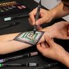 Non-Toxic Tattoo Doodle Pen Easy Wash Off Tattoo Marker Pen  for Cosplay Raves  Festivals Party