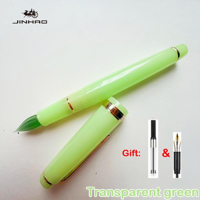 JINHAO 82 Glass Dip Pens One Stroke Two Styles with Fountain Pen Nib Ink Converters Calligraphy Pen Stationery School Supplies