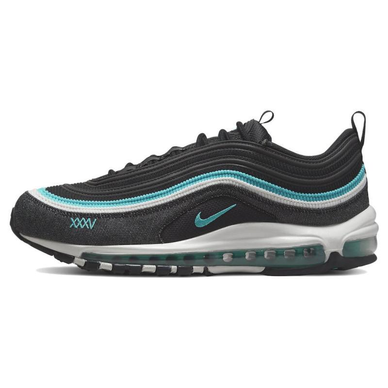

Nike Air Max 97 Black Sport Turquoise Sneakers Casual Shoes DN1893-001 40.5