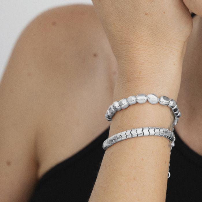 Bracelet - Luxenter - Caspil - Argent 925 - Hématite - 15 cm + 3 cm d'extension